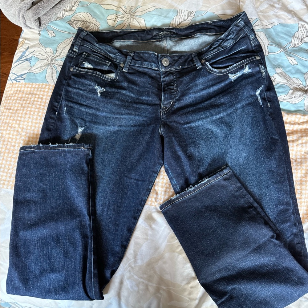 Silver Jeans SAM 14/27
Blue Straight Leg Jeans Classic Denim